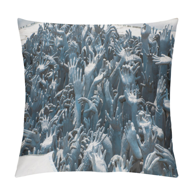 Personality  Wat Rong Khun, Aka The White Temple. Chiang Rai, Thailand. Pillow Covers