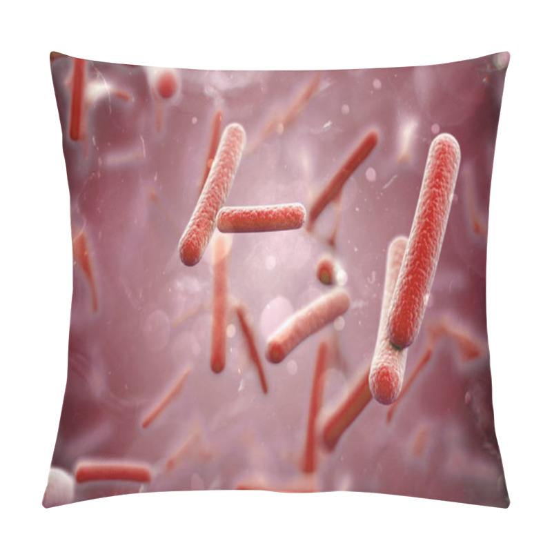 Personality  3d Render Of Bacteria, Cells, Closeup Pillow Covers