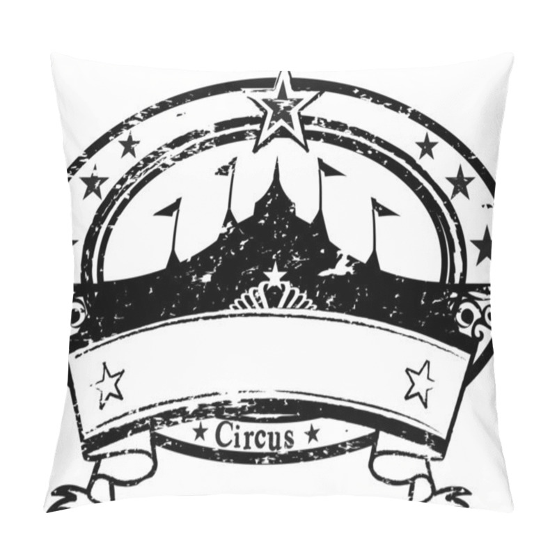 Personality  Stamp Circus. Pillow Covers