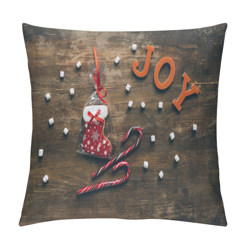 Personality  Christmas Word Joy Pillow Covers