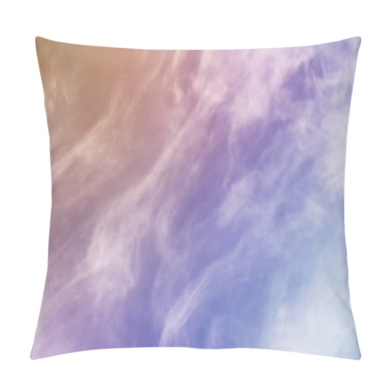 Personality  White Clouds In A Sky Pillow Covers