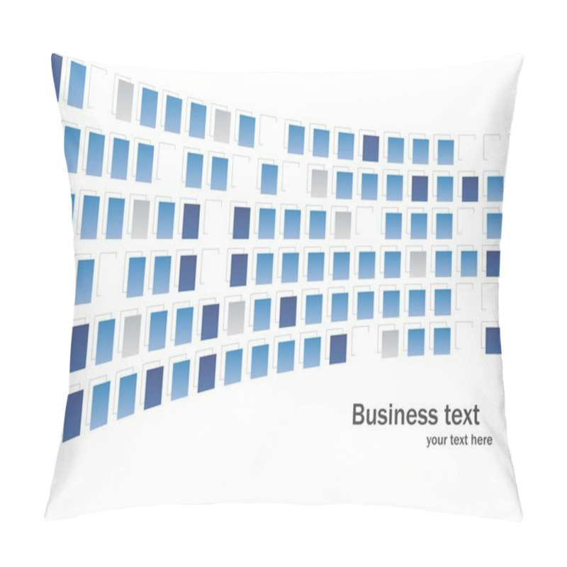 Personality  Business Abstract Background Pillow Covers