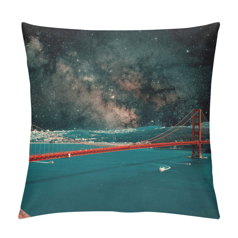 Personality  Collage With Cosmos And Astronomy Theme. Modern Design. Contemorary Art Collage. Pillow Covers