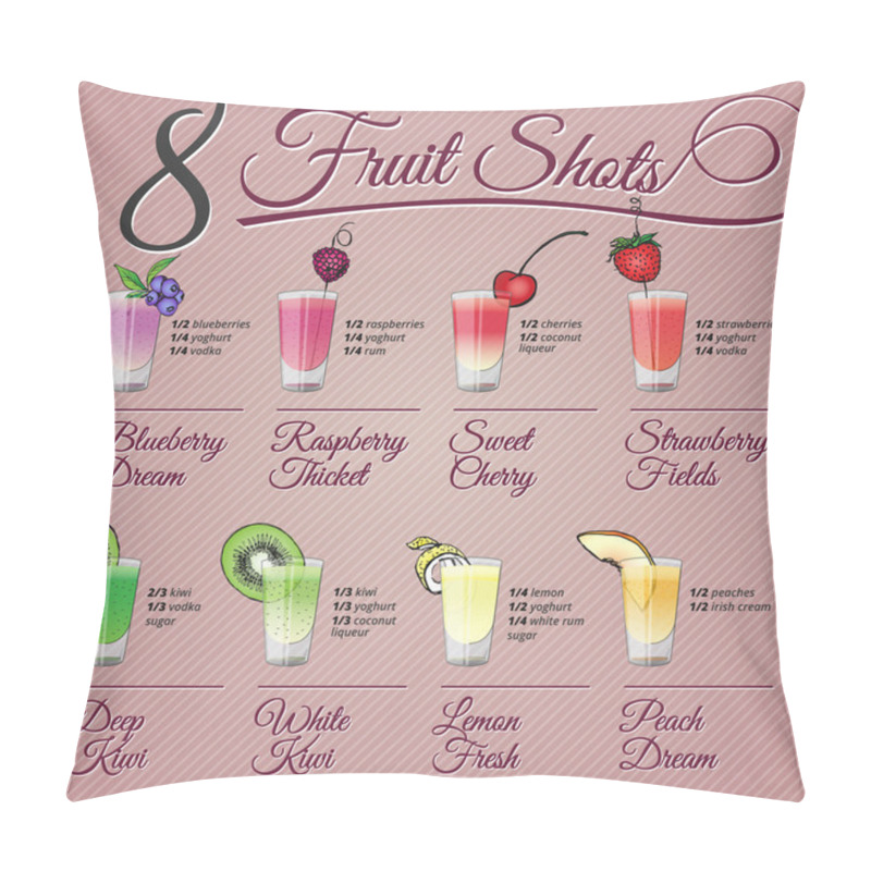 Personality  FRESH FRUIT SHOTS SET With Fruit Decoration Pillow Covers