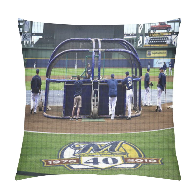 Personality  Miller Park - Milwaukee Brewers Pillow Covers