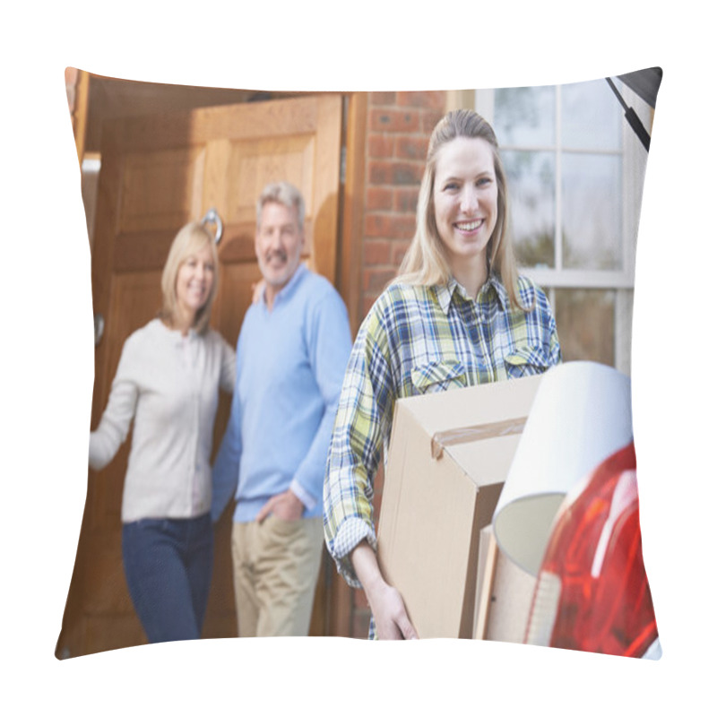 Personality  Adult Daughter Moving Out Of Parent's Home Pillow Covers