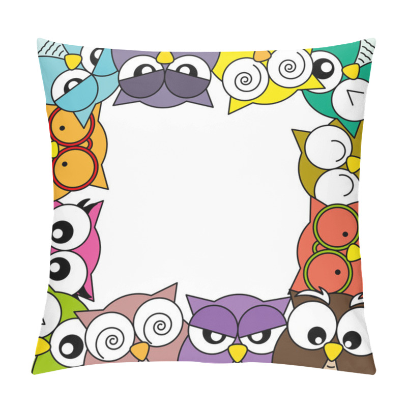 Personality  Owls Cads Pillow Covers