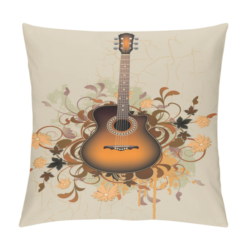 Personality  Abstract With Guitar Pillow Covers