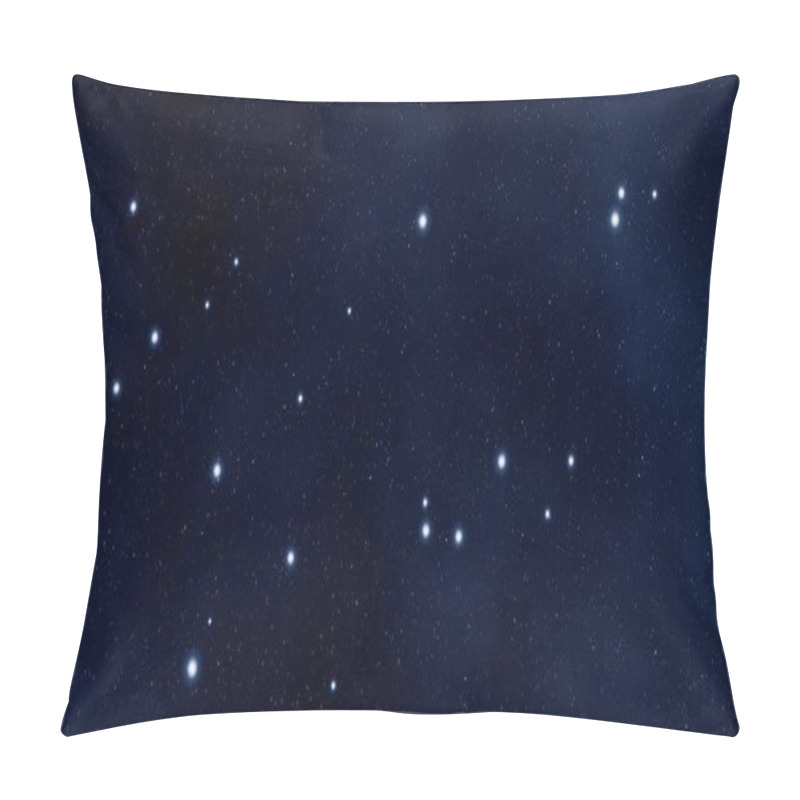 Personality  Deep Space Star Field. Universe Filled With Stars And Gas. Far Distant Cosmos Illustration. Pillow Covers