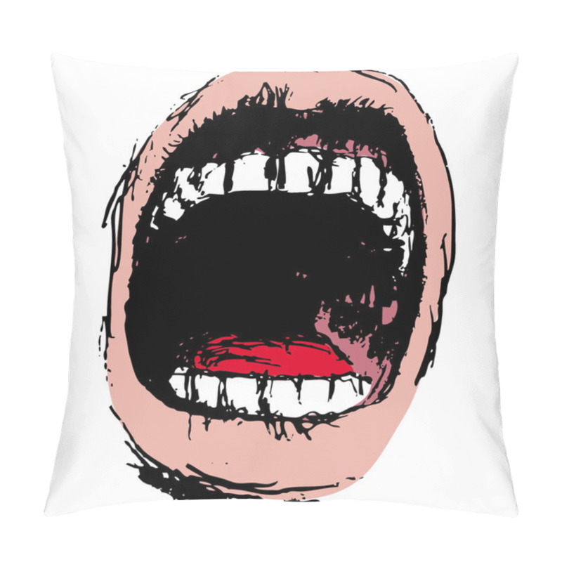 Personality  Scream Pillow Covers