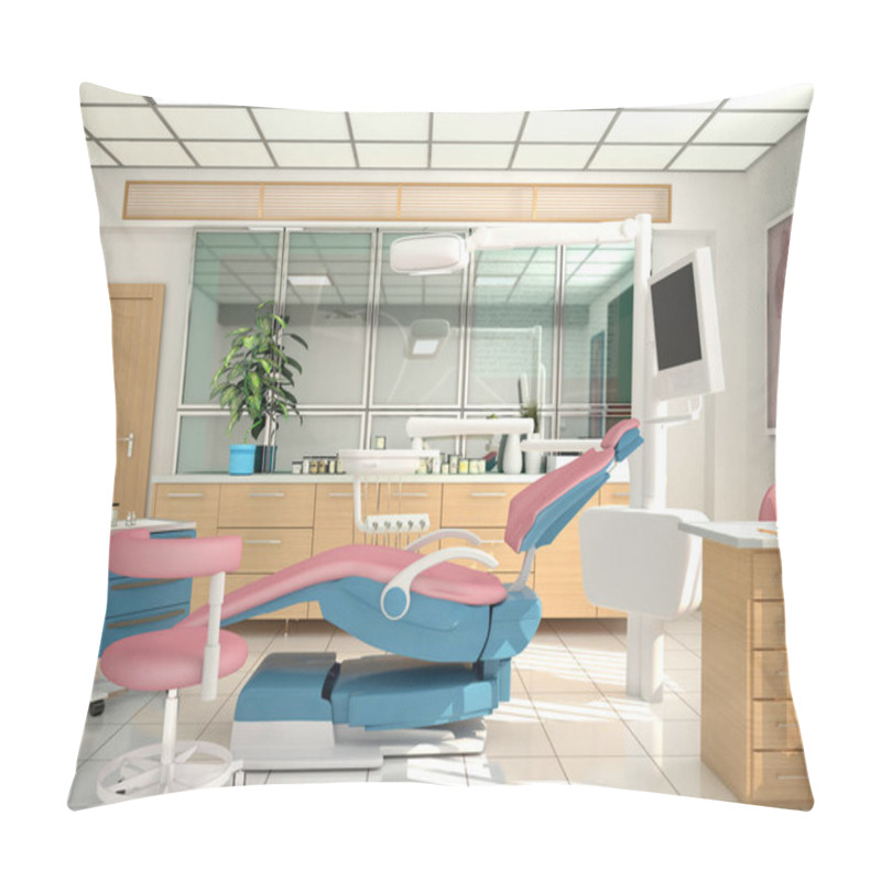 Personality  Room With Equipment In The Clinic Of Dentistry And Cosmetology.  Pillow Covers