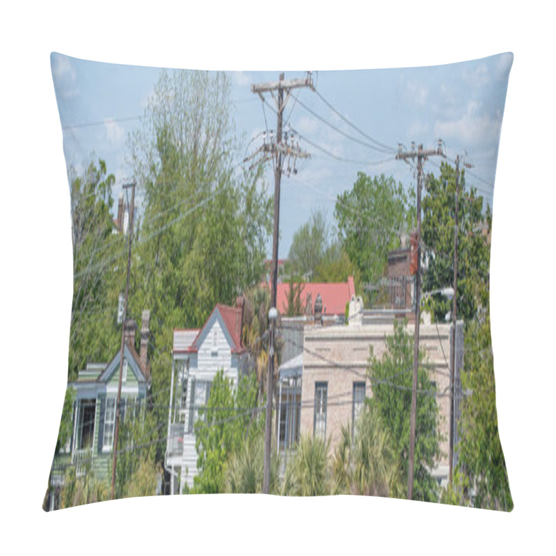 Personality  Ancient Buildings Of Charleston, SC. Pillow Covers