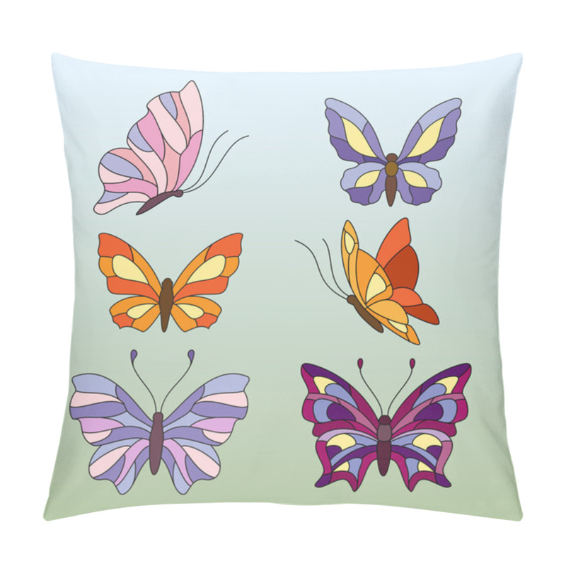 Personality  Stained Glass Patterns Pillow Covers