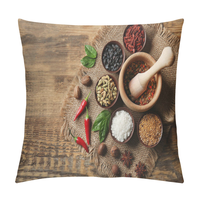 Personality  Composition With Different Spices  Pillow Covers