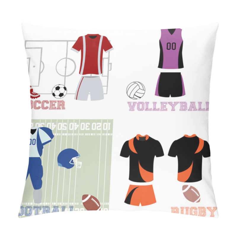 Personality  Sport Uniform Pillow Covers