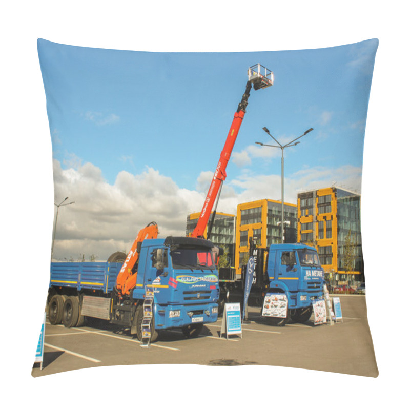 Personality  Trucks With Special Equipment Pillow Covers