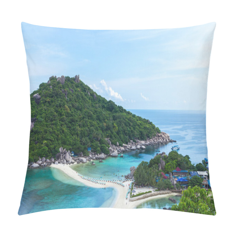 Personality  Top View Nangyuan Island In Thailand Pillow Covers