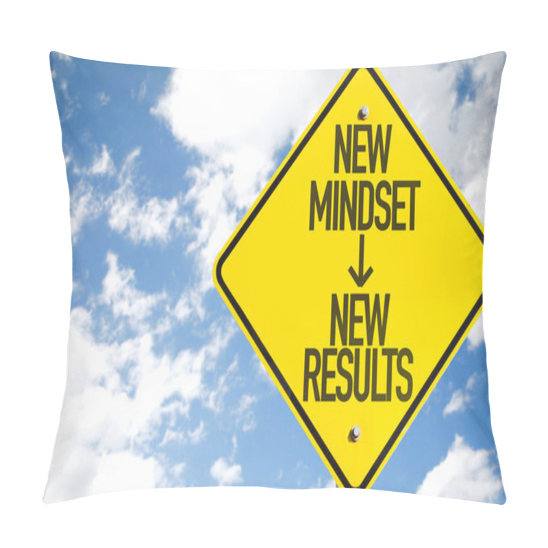 Personality  New Mindset - New Results Sign Pillow Covers