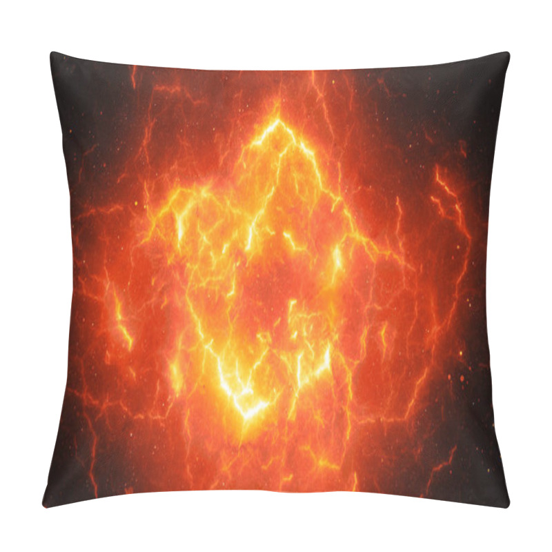 Personality  Fiery Glowing High Energy Lightning Pillow Covers