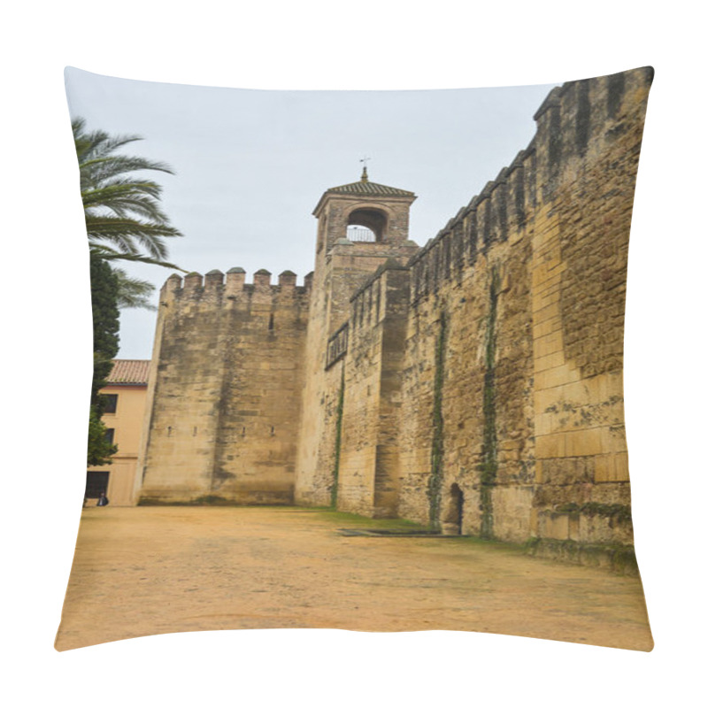 Personality  Alcazar Of Christian Kings In Cordoba. Medieval Fortress Located In The Historical Center Of Cordoba, Andalusia. Pillow Covers