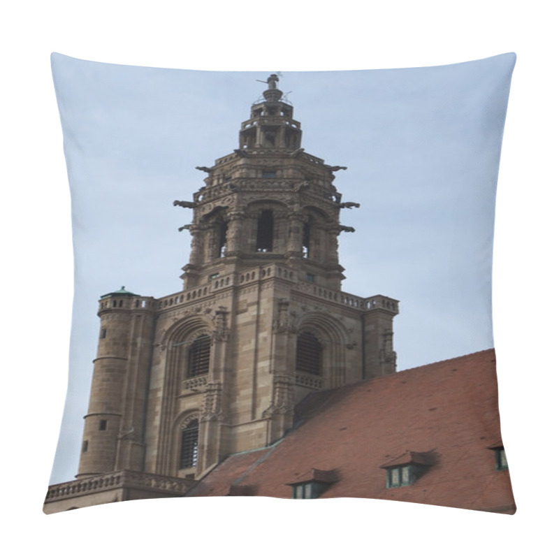 Personality  Steeple Of The Kilianskirche Pillow Covers