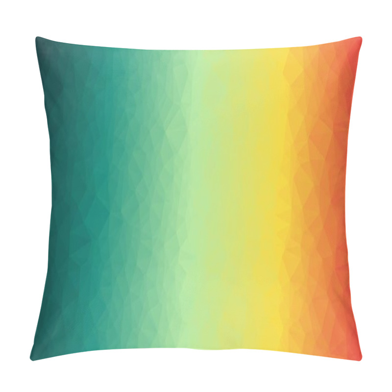 Personality  Creative Prismatic Background With Polygonal Pattern Pillow Covers