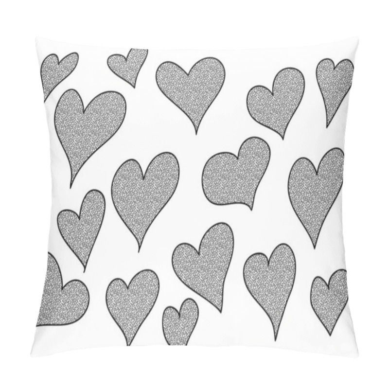 Personality  Collection Of Beautiful Decorative Hearts, Love Concept  Pillow Covers