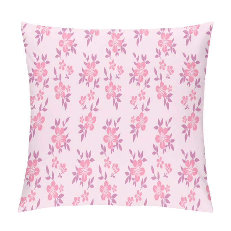 Personality  Unique Template For Valentine, With Beautiful Leaf And Flower Background. Pillow Covers