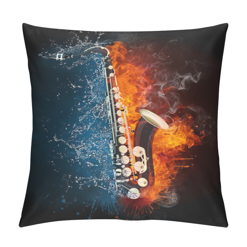 Personality  Saxophone Pillow Covers