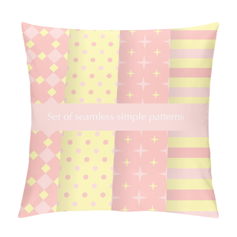 Personality  Seamless Ancstract Geometry Pattern With Stars, Squares, Dots An Pillow Covers