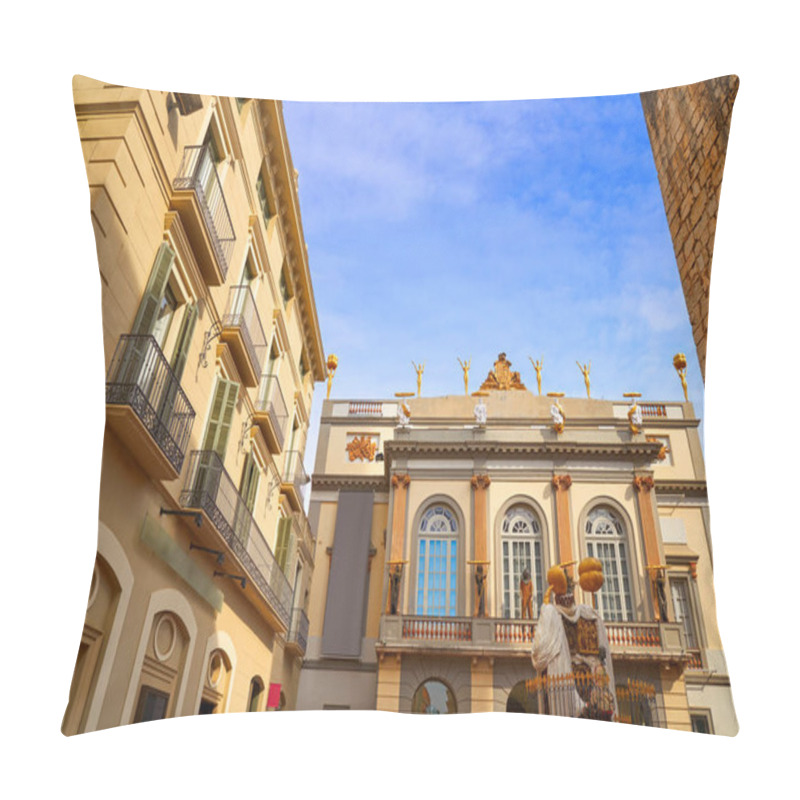 Personality  Salvador Dali Museum In Figueres Figueras Of Catalonia Spain Pillow Covers