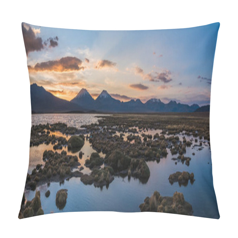 Personality  Sunset Over Mountains Pillow Covers