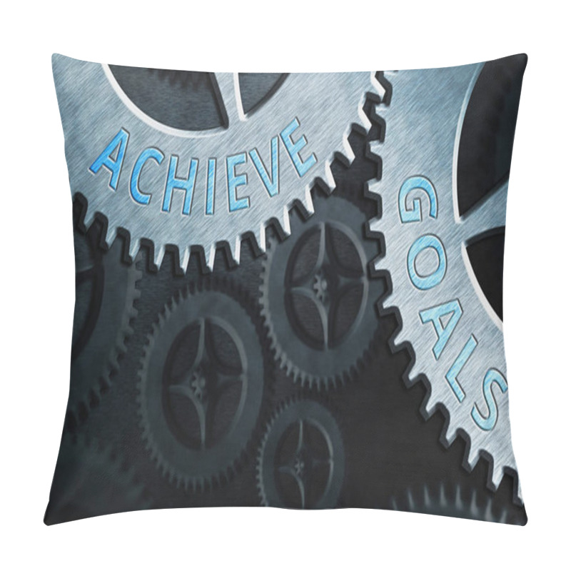 Personality  Word Writing Text Achieve Goals. Business Concept For Results Oriented Reach Target Effective Planning Succeed. Pillow Covers