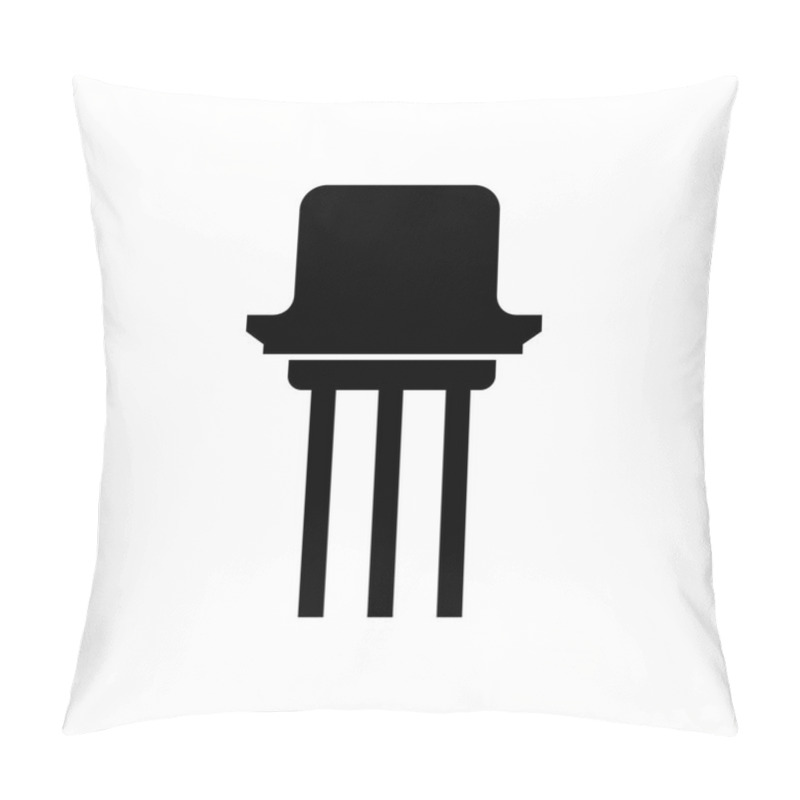 Personality  Bipolar Junction Transistor, Silhouette Pillow Covers