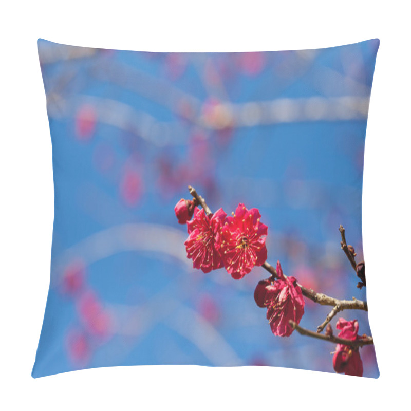 Personality  Red Plum Blossoms Pillow Covers