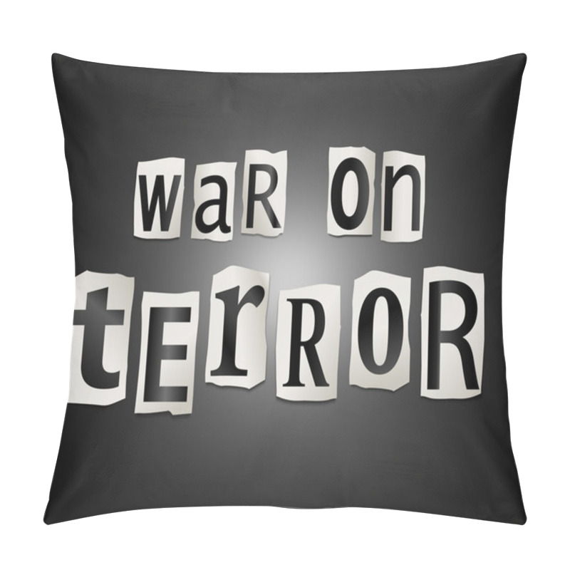 Personality  War On Terror. Pillow Covers