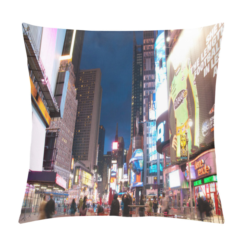 Personality  Times Square New York Pillow Covers