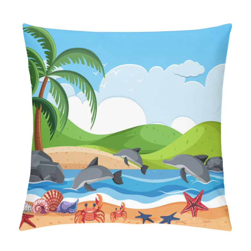 Personality  Sea Creature At The Beach Pillow Covers