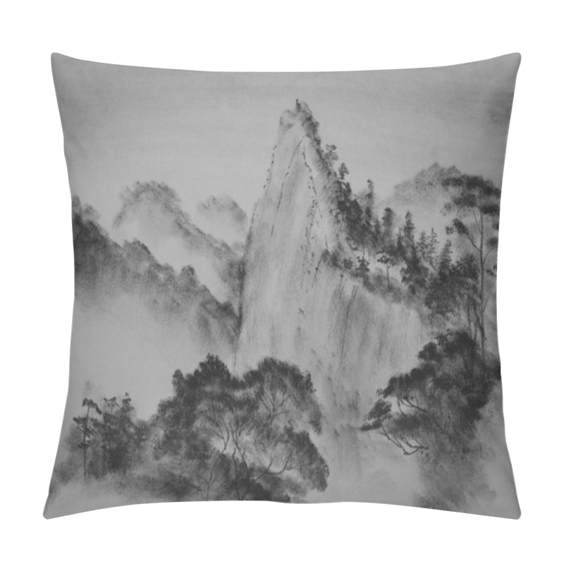 Personality  Chinese Mountains And Clouds Pillow Covers