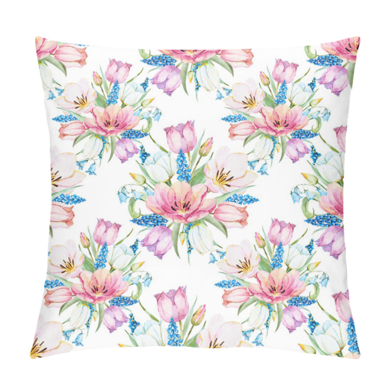 Personality  Gentle Spring Floral Raster Pattern Pillow Covers