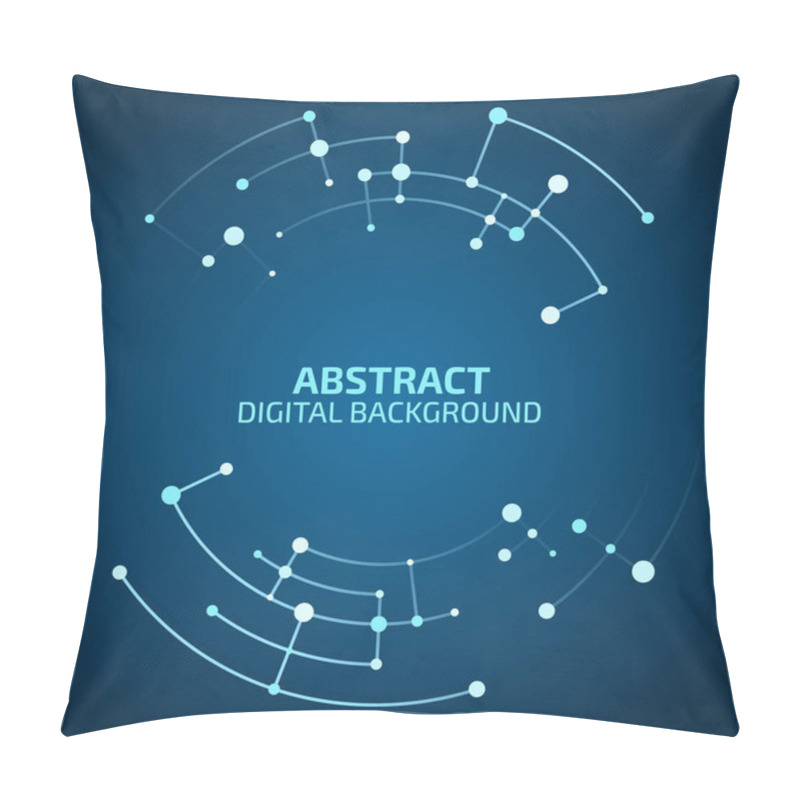 Personality  Abstract Technology Background Pillow Covers