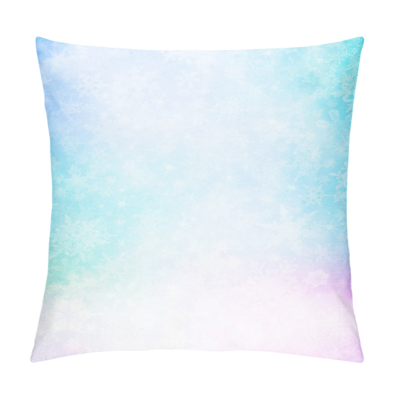 Personality  Hi-key Mist And Snow On A Textured Background. Pillow Covers