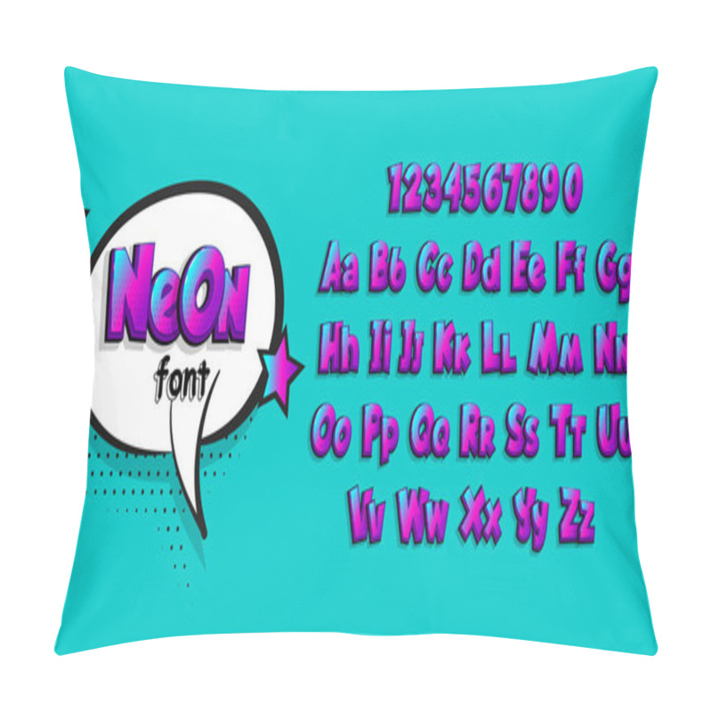 Personality  Comic Book Pop Art Super Hero Font Pillow Covers