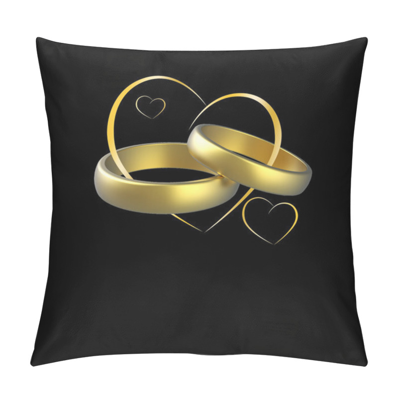 Personality  Rings And Hearts Pillow Covers