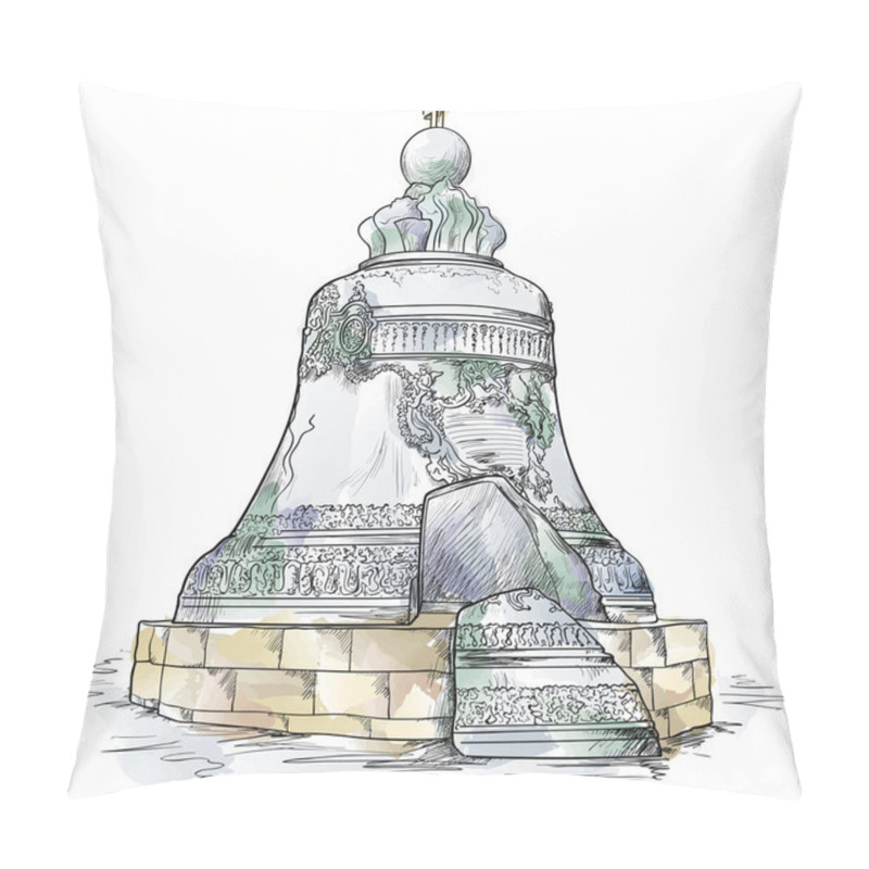 Personality  Big Bell In Moscow Kremlin Pillow Covers