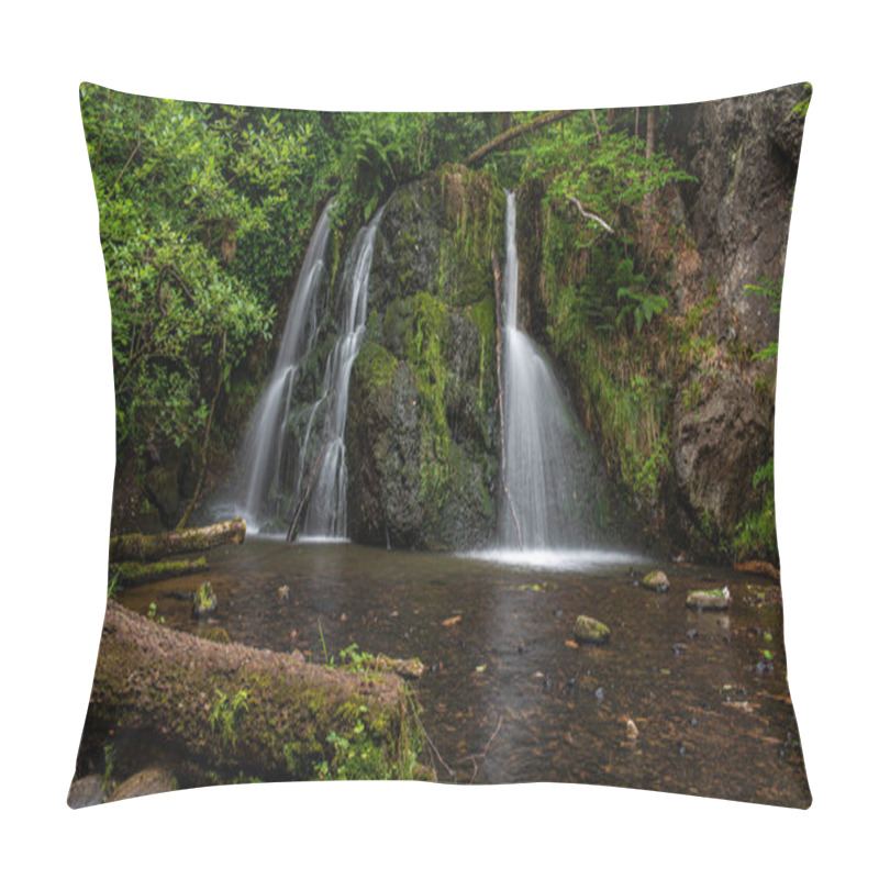 Personality  Waterfalls In The Fairy Glen On The Black Isle In The Highlands Of Scotland, The Glen Is A Nature Reserve Located Near The Village Of Rosemarkie. Pillow Covers