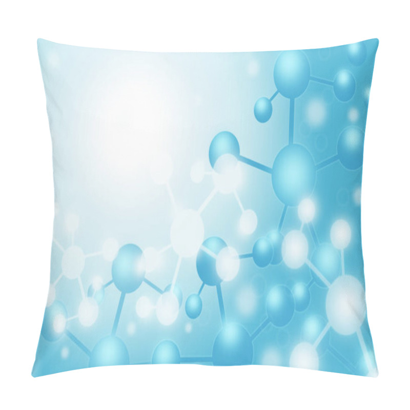 Personality  Molecular Structure Background. Abstract Background With Molecule DNA. Pillow Covers