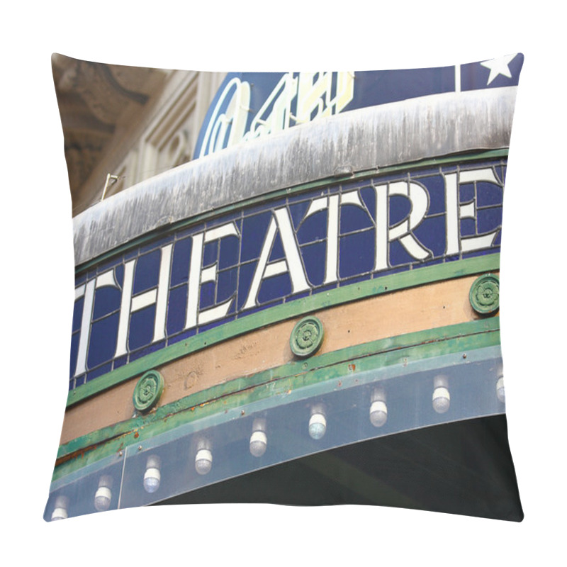 Personality  Old Movie Theatre In London Pillow Covers