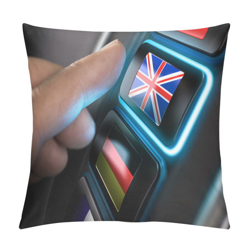 Personality  English Language, Multi Language Interface Pillow Covers