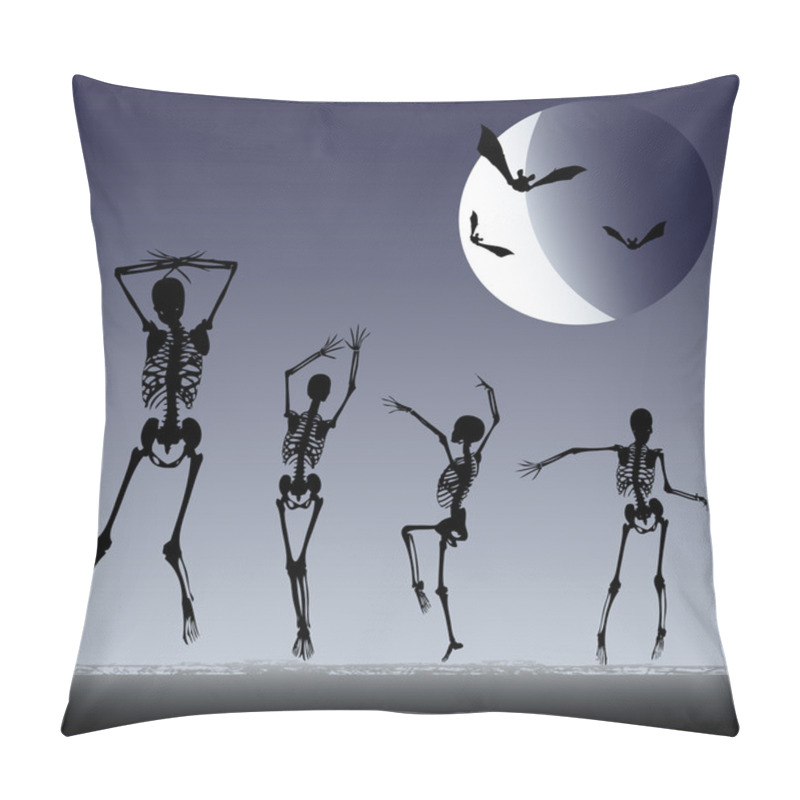 Personality  Dancing Skeletons Pillow Covers